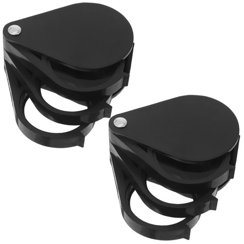  2PCS Portable Folding Magnifier with Triple Acrylic Lenses Pocket Magnifying - Picture 10 of 12