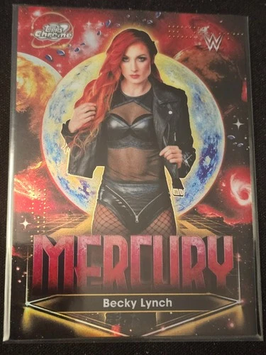 BECKY LYNCH 2026 Topps Cosmic Chrome WWE Planetary Pursuit Mercury SP #PPM-7