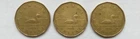 Lot of 3! Canada $1 Loonies 1993, 1994, 1995 Canadian One Dollar Coin Queen!