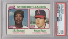 1980 Topps Strikeout Leaders #206 Nolan Ryan PSA 9 mint