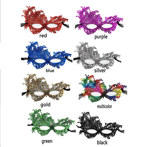 Prom Masquerade Backgrounds Lace Masquerade Mardi Gras Halloween Party Masks - Picture 3 of 14