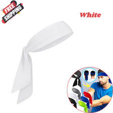 Head Tie Hair Back Band Sports Headband Men Women Ninja Bandana Wrap Sweatband