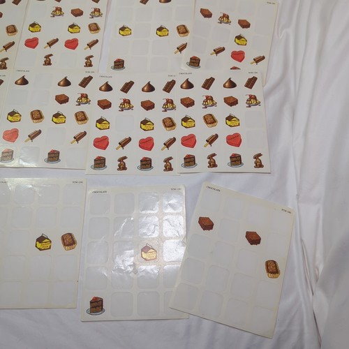 Chocolate Related Stickers Milk Bar Kisses Truffle Bunny Cake Brownies Sauce - Picture 6 of 8