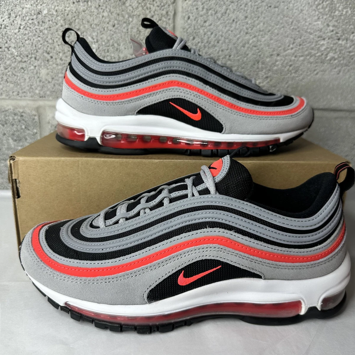 Preços baixos em Nike Air Max 97 Black Sport Red | eBay