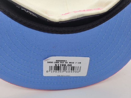 Dia De La Mujer Caliente De Durango Mexico LMB Baseball New Era Hat 7 1/8 NEW - Picture 7 of 8