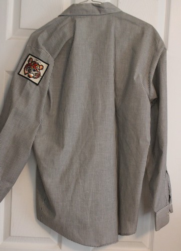VINTAGE NOS UNUSED UNITOG ESSO GAS SERVICE STATION ATTENDANTS MECHANICS SHIRT - Picture 3 of 17