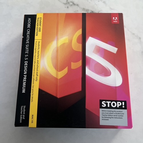 Adobe Creative Suite 5.5 Design Premium MAC OS