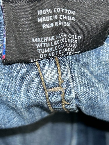 UNK NBA Vintage Herren Jeans 34 Blau - Bild 20 von 21