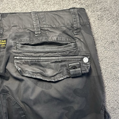 Pantalones Cinturón G-Star RAW Challenger Rovic Para Hombre 33x32 (ajuste 36x31) Camuflaje Paracaidista - Imagen 3 de 19