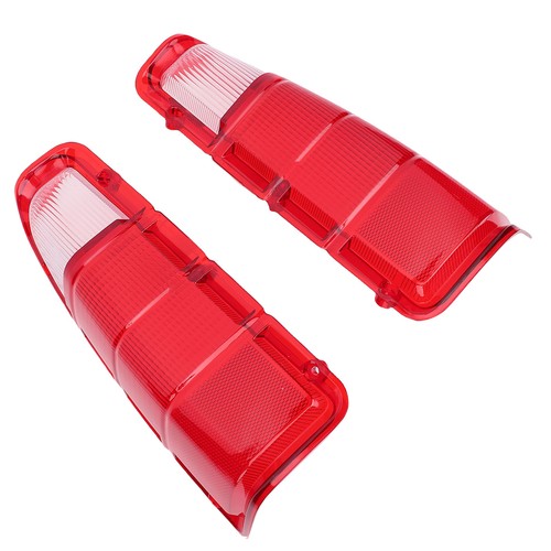 ˘1 Pair Tail Light Lens BIKE 073 Left Right Truck Red Tail Light Housing - Picture 9 of 12