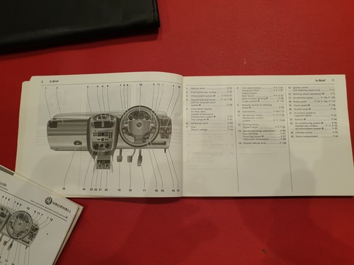 Vauxhall Tigra Manual del Propietario Audio Libro Guía del Usuario Billetera 2008 - Imagen 4 de 8