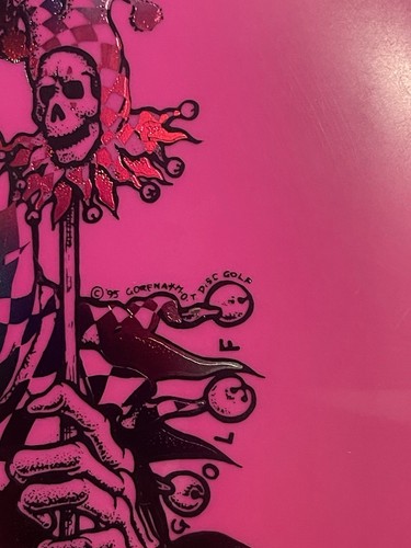 Super Rare Innova Viper Oop Pink W Flying Jester Stamp ‘95 Gorena Design 179gr - Picture 4 of 9