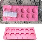 3 Pieces Lollipop-förmchen Pralinenform Aus Silikon Schokoladenform