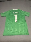 David Raya Signed Arsenal Goalkeeper Away Soccer Jersey #1 with Beckett COA
