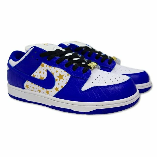 Nike Sb Supreme Dh3228 100 Dunk Low Og Qs Gold Stars blanc/hyper