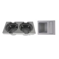 2X GeträNkehalter Becherhalter Cupholder Halter Grau FüR Bmw 3Er E46 Bj 98-05