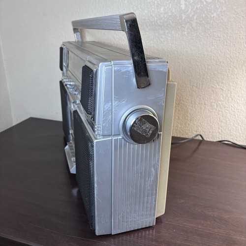 VTG Electro Brand AM/FM Stereo Cassette Recorder Model 7957 Boombox Ghetto Blast - Picture 14 of 21
