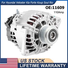 Alternator OEM 11609 for Hyundai Veloster 2012-17 Kia Forte Koup Soul Rio 110A