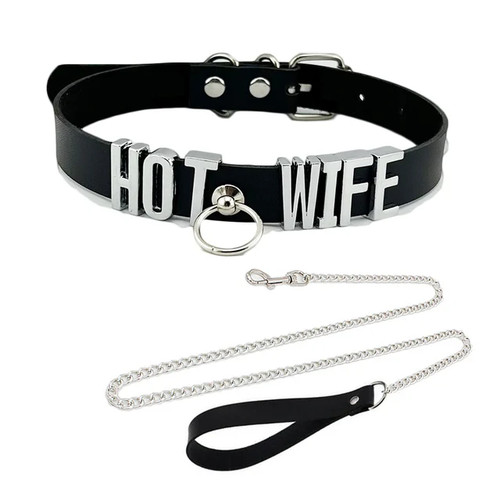 Gargantilla Collar Gargantilla Cuero Pu Papá Punk Junta Tórica Hebilla Personalizada Moderna Divertida S6 - Imagen 14 de 30