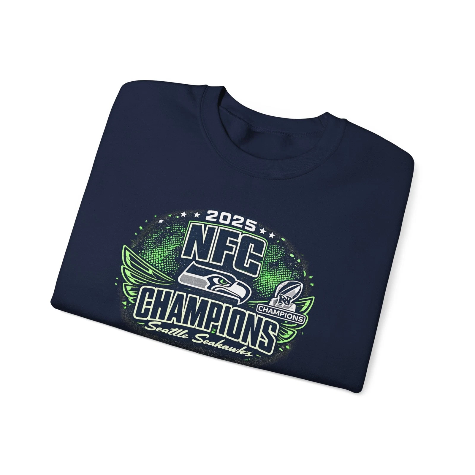 2025 Seattle Seahawks NFC Champions Crewneck Sweatshirt