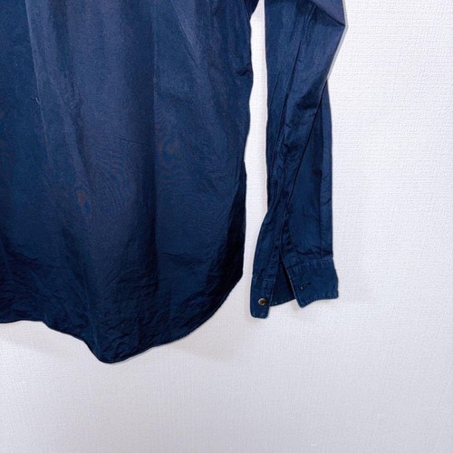 Comme Des Garcons Shirt M Navy Cotton Long Sleeve Spring/Autumn Used -From Japa - Picture 14 of 16