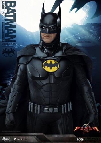 Beast Kingdom Batman Costume Moderno The Flash Master Statua Artigianale - Foto 7 di 10