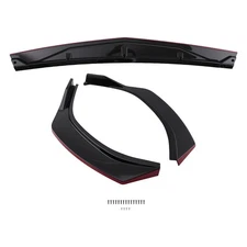 Front Lower Bumper Lip Body Kit for Hyundai Sonata 2020-23 Black ABS Spoiler