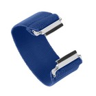 Bracelet pour Samsung Galaxy Watch 4 en nylon Tissé Auto ajustable bleu