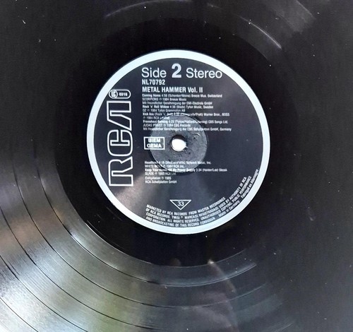 Metal Hammer - Sampler (1985) RCA Vinyl LP - Bild 3 von 5