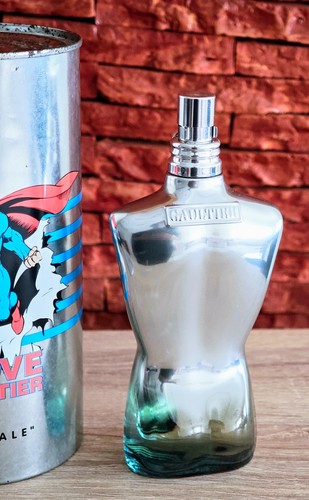 Jean Paul Gaultier Le Male Superman I Love Gaultier 125ml 4.2 oz EDT DAMAGED CAN - Picture 2 of 6