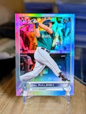 2022 Topps Series 1 Cal Raleigh #277 Rainbow Foil Rookie RC Big Dumper Mariners