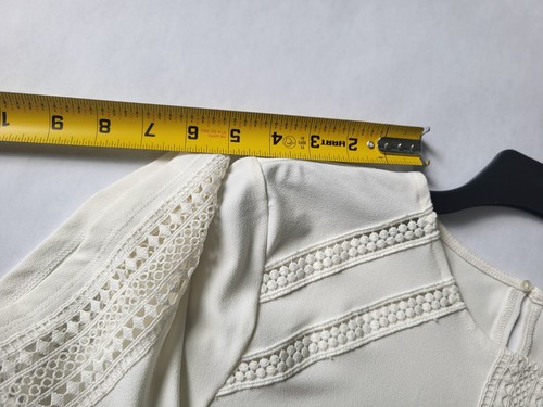 H&M White Short Sleeve Blouse - Picture 10 of 15