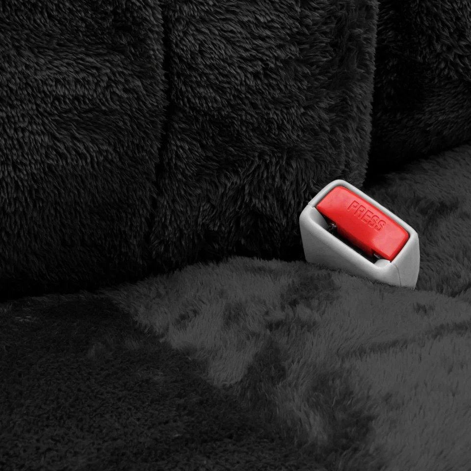 For Pontiac G6 07 Coverking Snuggleplush 1st Row Custom Black Seat Covers Foto 4 de 4