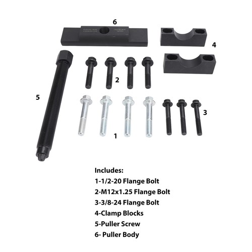 Ι Yoke Puller Carbon Steel 10803 Yoke Removal Tool Kit For Meritor Class 6‑8 - Picture 4 of 12