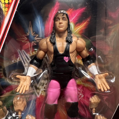 WWE Elite Collection Premium Bret Hart Actionfigur WrestleMania Vegas True FX - Bild 2 von 9