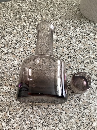 Vintage Caithness Glass Decanter Morven by Domhnall O'Broin 1960's Peat Colour - Picture 8 of 9