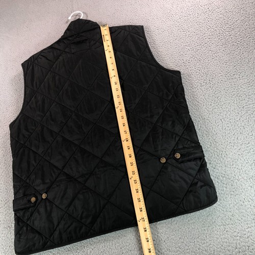 J.Crew Walker Vest Adult Large Black Quilted Gilet Hiking Outdoor Insulated NEW - Picture 11 of 12
