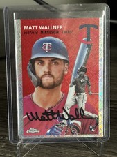 2023 Chrome Platinum Matt Wallner /499 TOPPS REFRACTOR ROOKIE SP #111 Twins RC