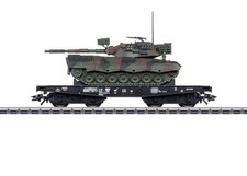 Märklin 468876 Schwerlastwagen Rlmmps mit Leopard 1A1 DB Ep.IV HO NEU