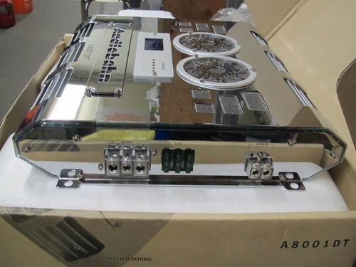 *VINTAGE* Audiobahn A8001DT Mono-Channel 500-Watt Amplifier EXCELLENT IN BOX - Picture 6 of 9