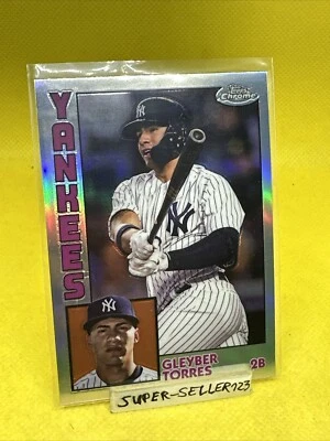 2019 Topps Chrome - GLEYBER TORRES / New York Yankees - '84 Design CHROME 84TC-5 - Bild 1 von 3