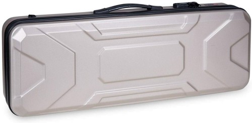 Estuche rígido para violín Crossrock 4/4 tamaño completo, estilo mochila moldeada ABS con cremallera - Imagen 25 de 31
