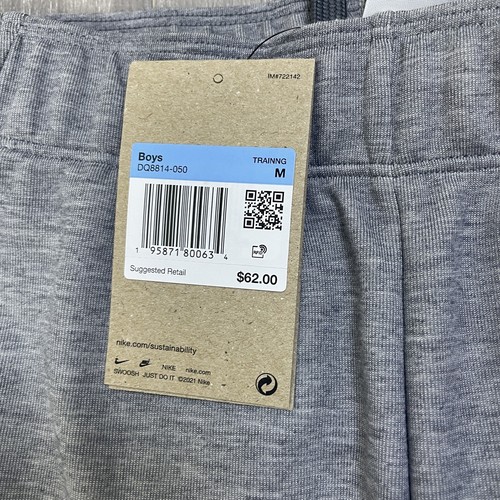 Nike Sportswear Club Fleece Sweatpants Youth Size Medium DQ8814-050 Gray $62* - Picture 3 of 10