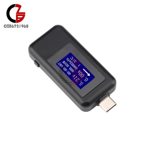 USB Type-C Power Tester Voltage Current Capacity Meter Multimeter LCD DC 4~30V - Picture 29 of 114