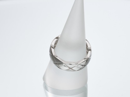 Anillo Chanel Coco Crush Oro Blanco 18k Talla N 54 Caja y Certificado REF J10570 RRP £2.600 - Imagen 6 de 16