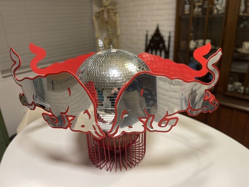 Rare Red Bull Energy Disco Ball Display Man cave NOS - Picture 2 of 15