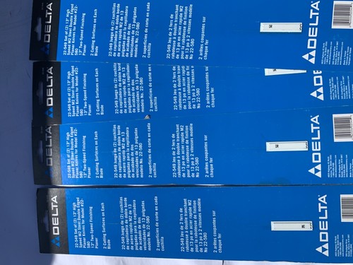 13" original delta planer knives for model 22- 580, 4 sets one price Great Deal - Picture 4 of 8