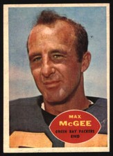 1960 Topps #55 Max McGee EX+ Packers 569946