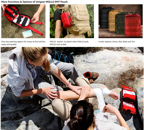 Outdoor Sport Taktische Medizinische Tasche Molle Notfall Überleben Tasche Erste Hilfe Kit - Bild 2 von 4