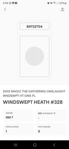 MTG RARE Windswept Heath Onslaught 328/350 FOIL PSA 7 Magic Autograph - Picture 4 of 5